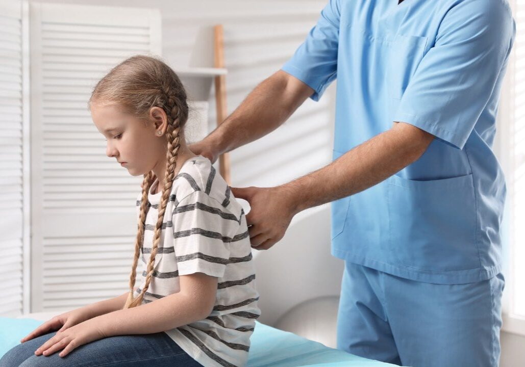A child in clinic based ABA therapy